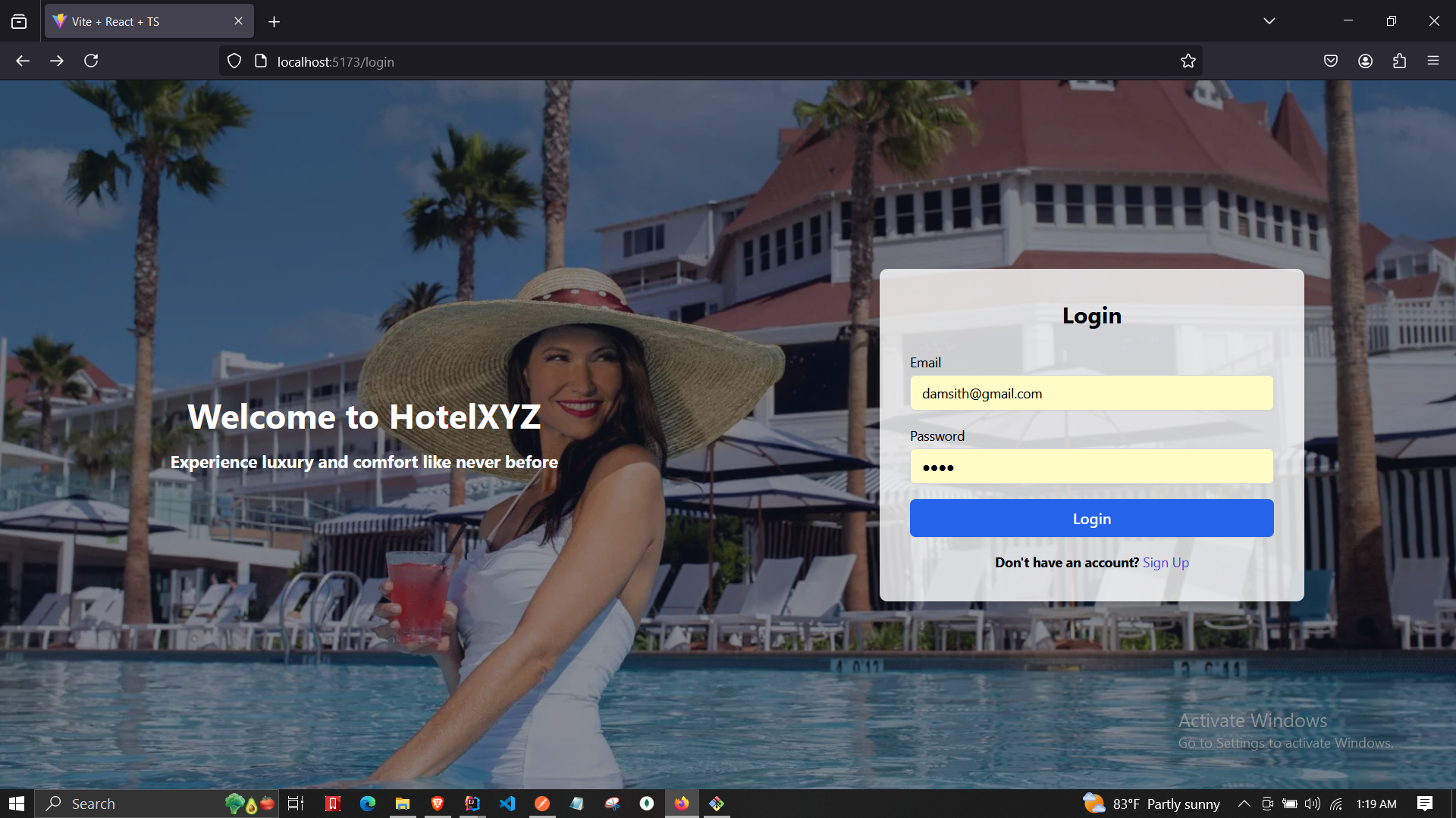 Online Hotel Room Booking System
